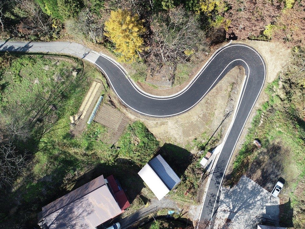 村道虫尾線道路改良工事